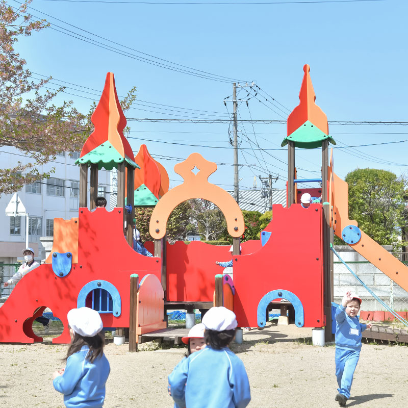 富久山西幼稚園の様子