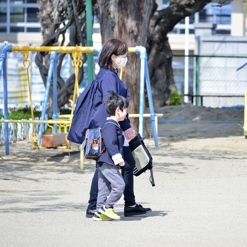 登園の様子
