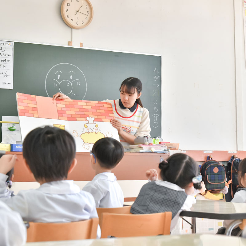 降園準備の様子